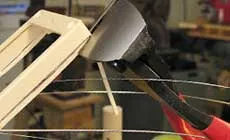 Coupe de l'anneau de montage