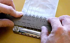 Réglage espacement des cordes