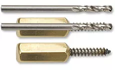 Jeu de forets et de tarauds à bouton de sangle