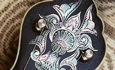 Engraved banjo