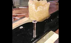 Retrait de la cire de pâte