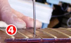 Retrait du cou étape quatre