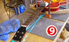 Retrait du cou étape neuf