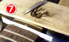 Retrait du cou étape sept