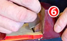 Retrait du cou étape six