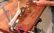 Air sec - Étau de serrage