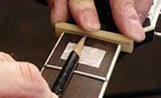 Marquage de l'écrou vierge