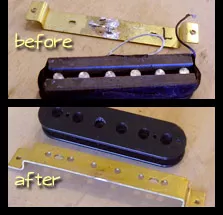 Photo : plaque de base percée