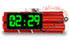 Horloge de bombe : 2 minutes et demie