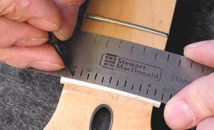 Proportionnel espacement des cordes