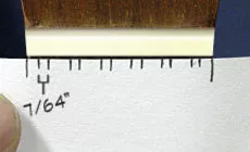 Photo : 12-espacement des cordes