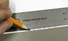 Photo : Marquage des espaces de chaîne