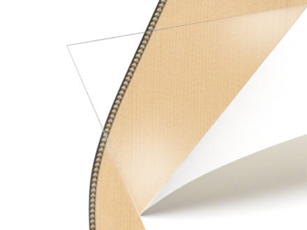 Matériau Pickguard transparent auto-adhésif