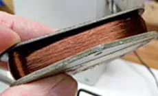 Bobine nouvellement enroulée