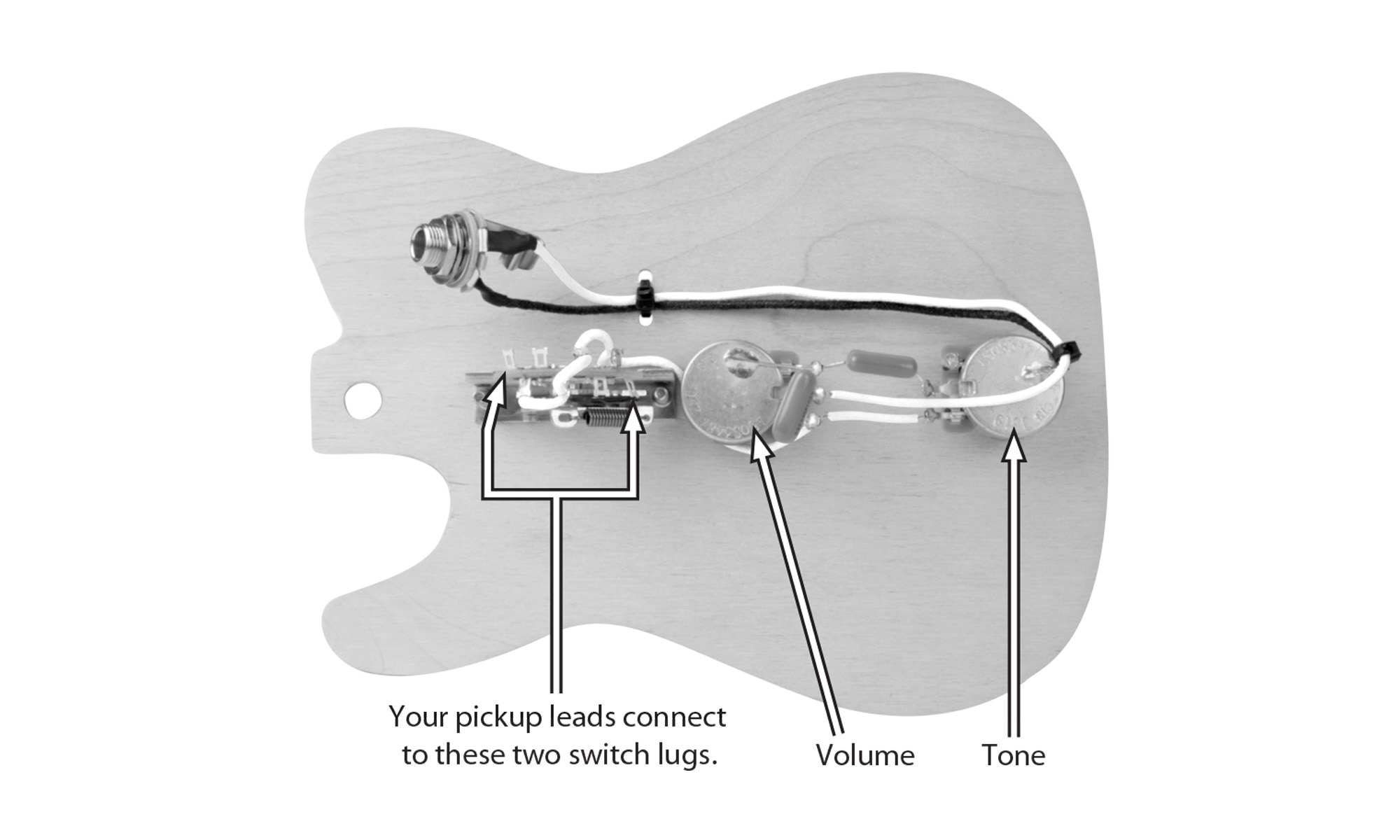 Golden Age Pre-wired Harness for Telecaster Instructions