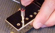 Adjusting pole screws