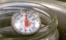 Glue pot thermostat