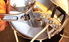 Réglage du thermostat du réservoir de colle