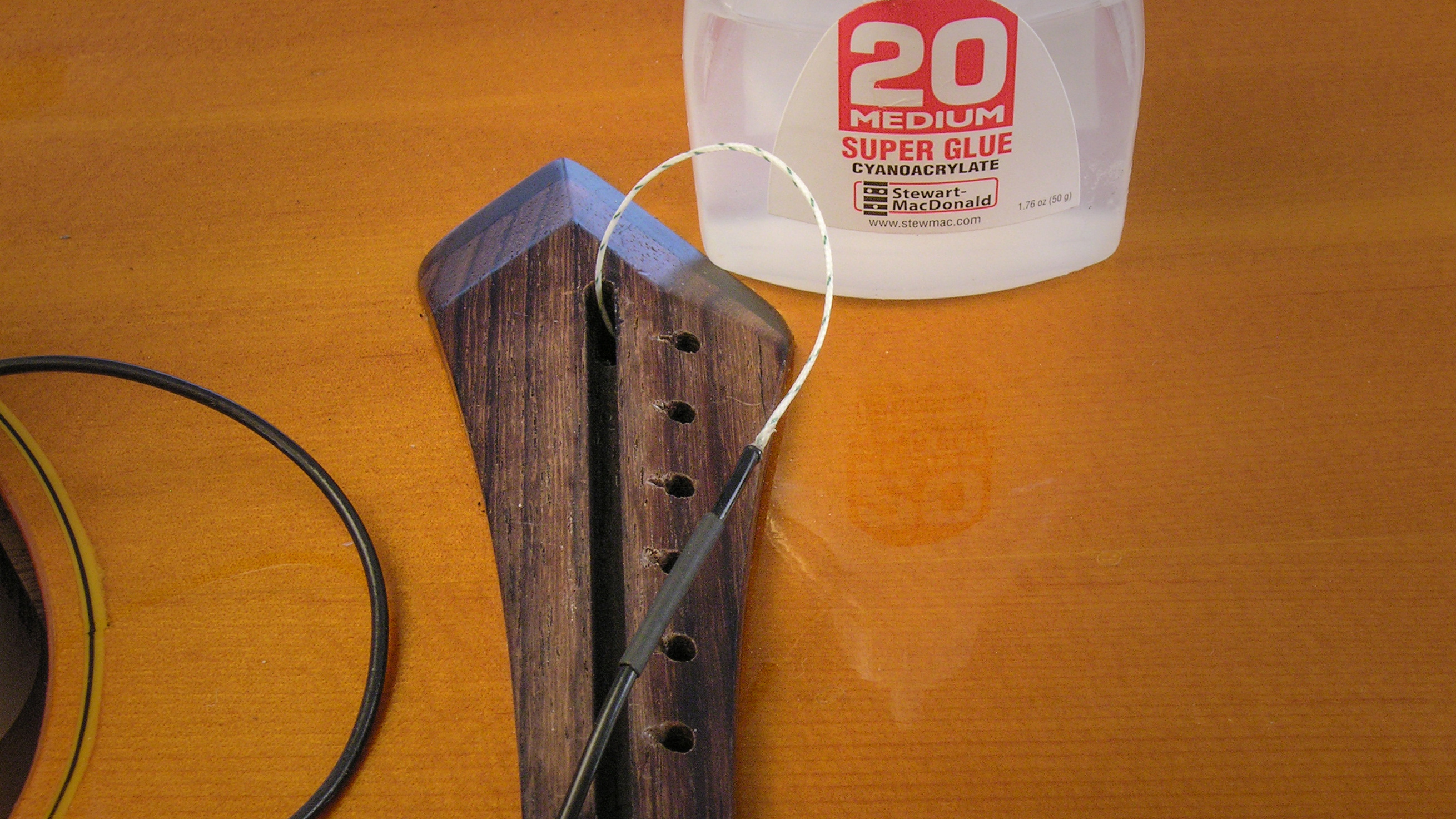 Une corde morte qui me rend fou ! (Désordre du transducteur...)