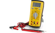 Test avec un multimètre numérique