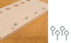 Installer les vis d'œillet