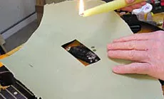 Cire de bougie activée pickup