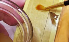 Inondation de la fissure