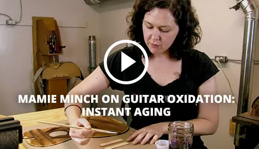Vidéo sur l’oxydation de la guitare Mamie Minch