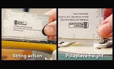 Jauge de hauteur des cordes