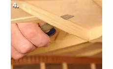 Travail sous le renfort, nettoyage des surfaces à coller