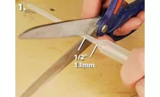 Couper la tige de la pipette