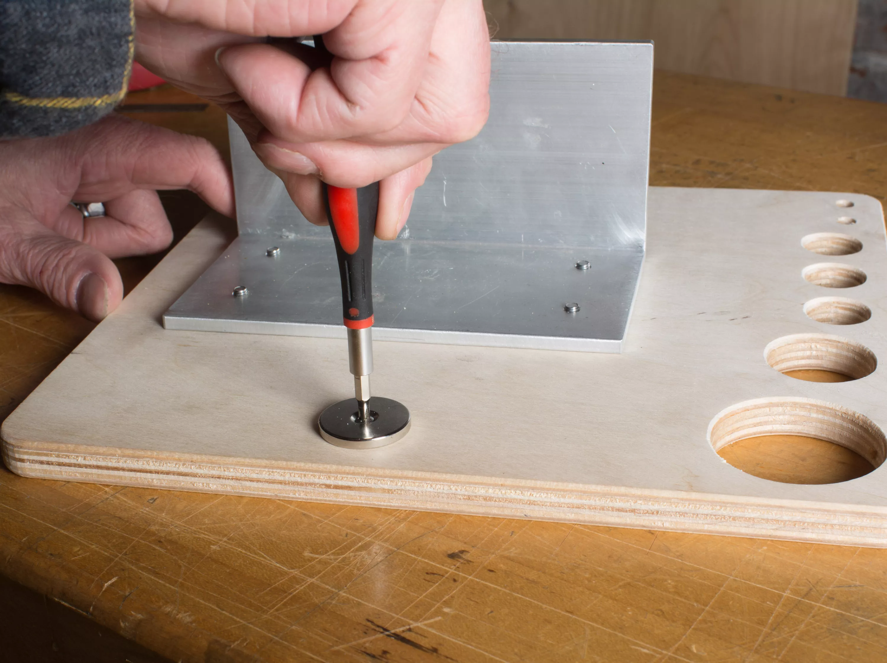 Montage de l’aimant