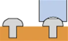 Couronne de mise à niveau en gros plan