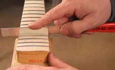 Fichier de frette diamant