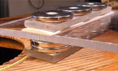 Empilement des caches magnétiques