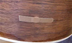 Bouchon collé en place