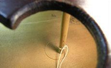 Photo: string bass sound post 1