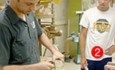 Enveloppement d’un touche étape deux