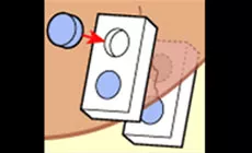 Aimants comme pinces