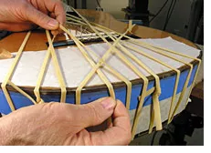 Photo : bandes de binding en caoutchouc