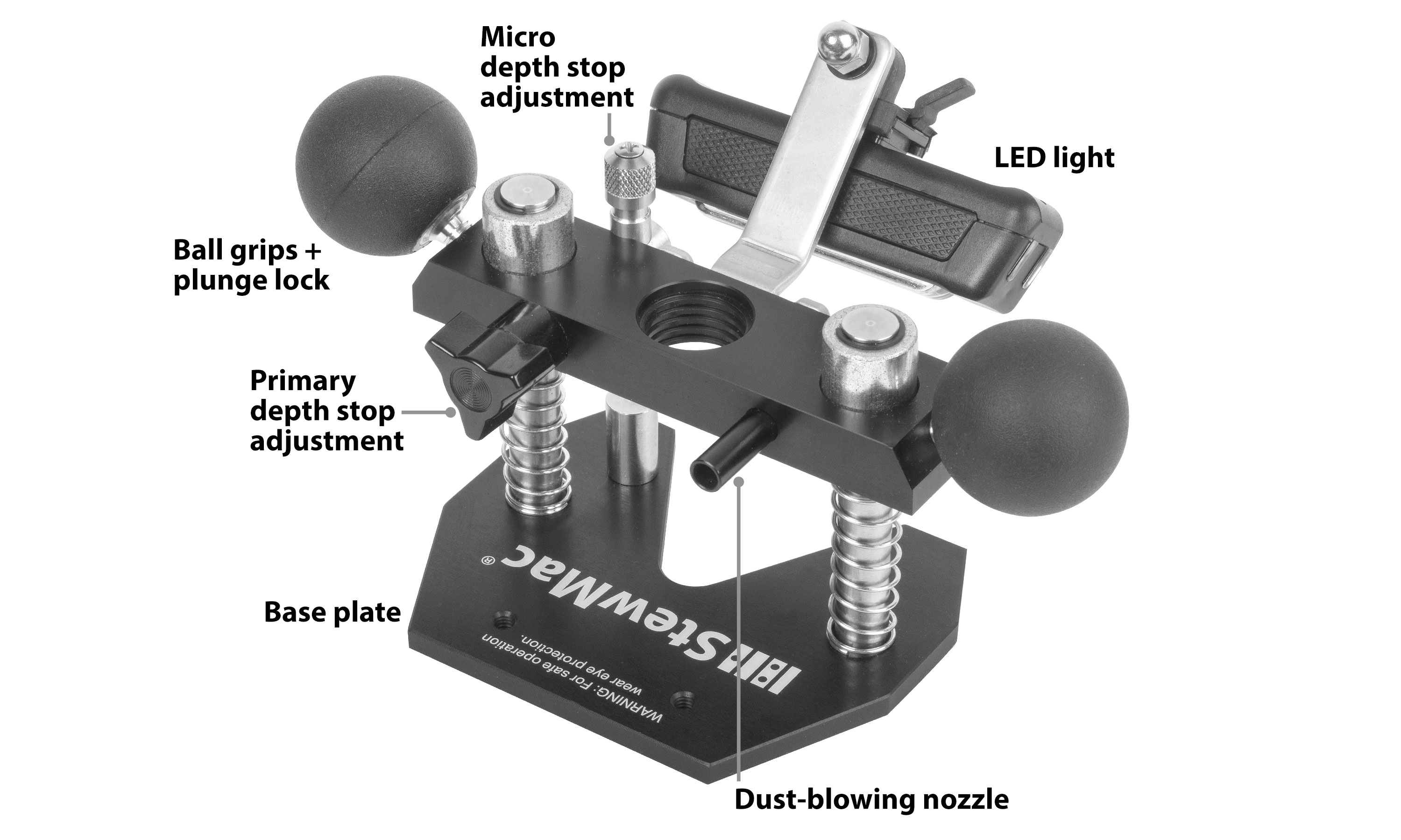 Instructions relatives à la base du routeur StewMac Plunge