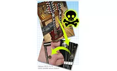 Double col avec image d’introduction en tige de réglage cassé