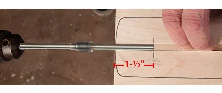 Installation en Truss Rod à profil bas