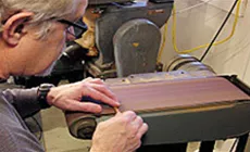 Ponçage de la courroie