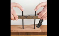 Positionner le gabarit