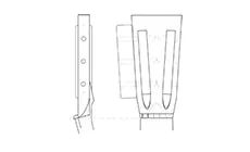 Style à fentes manches