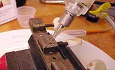 Guitare à huile mécaniques