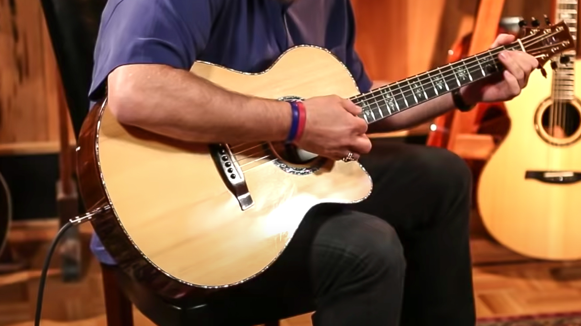 Ricky Skaggs - Microphone guitare acoustique Lyric