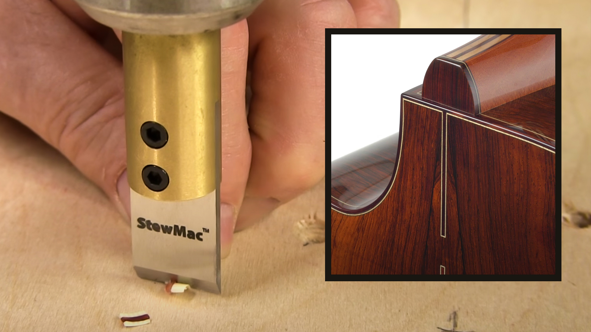 Lame de matelas StewMac pour vidéo de liaison