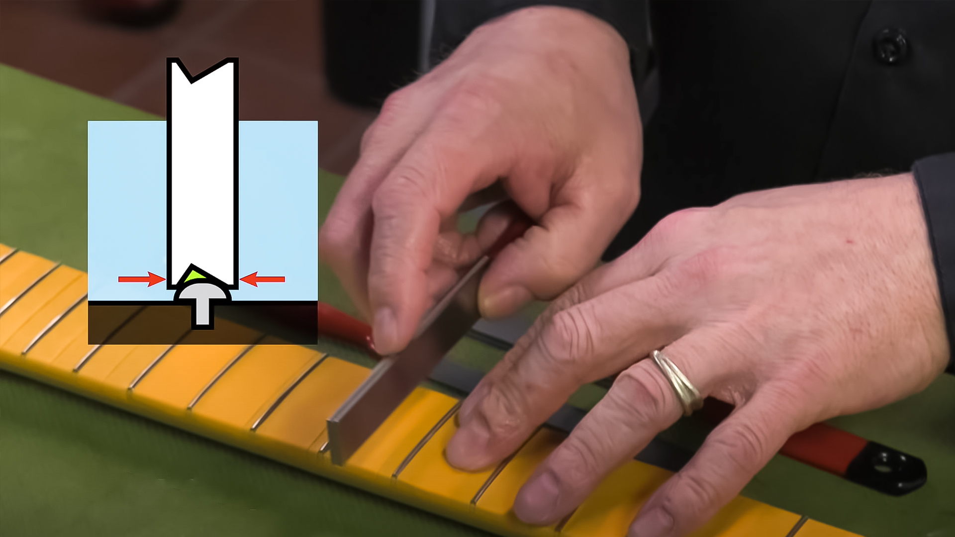 Vidéo sur les fichiers de couronnement StewMac Z-File Fret